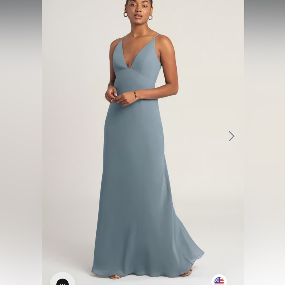 Jenny Yoo Jude Dress in Mayan Blue